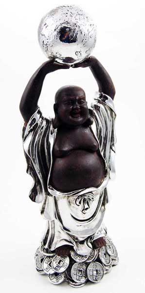 Buddha Happy Standing 13X11.5X32.5cm
