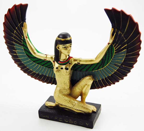 Egyptian Isis 21.5X5X18cm