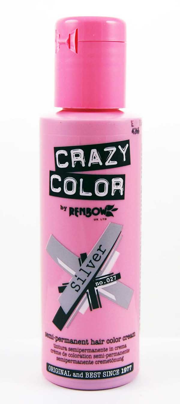 Crazy Colour Silver 100ml
