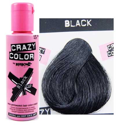 Crazy Colour Black 100ml