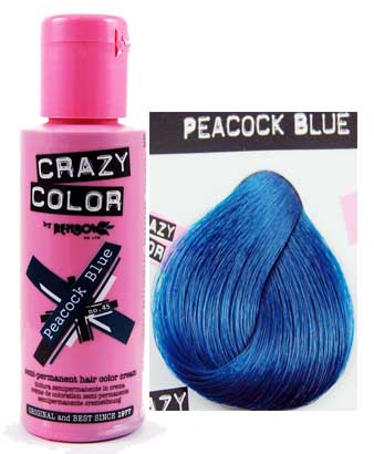 Crazy Colour Peacock Blue 100ml