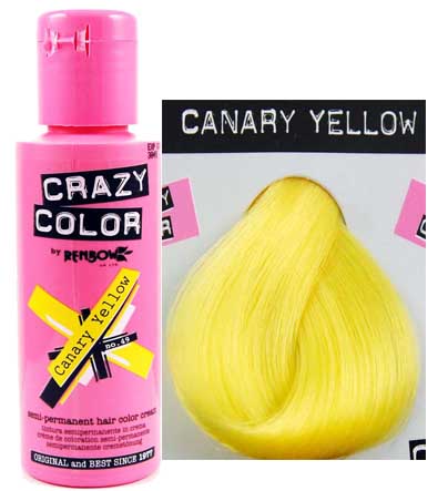 Crazy Colour Canary Yellow 100ml