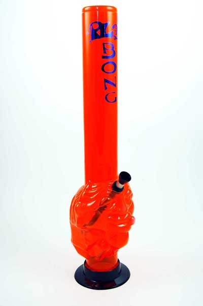 Bong Acrylic Rasta Man Play Bong