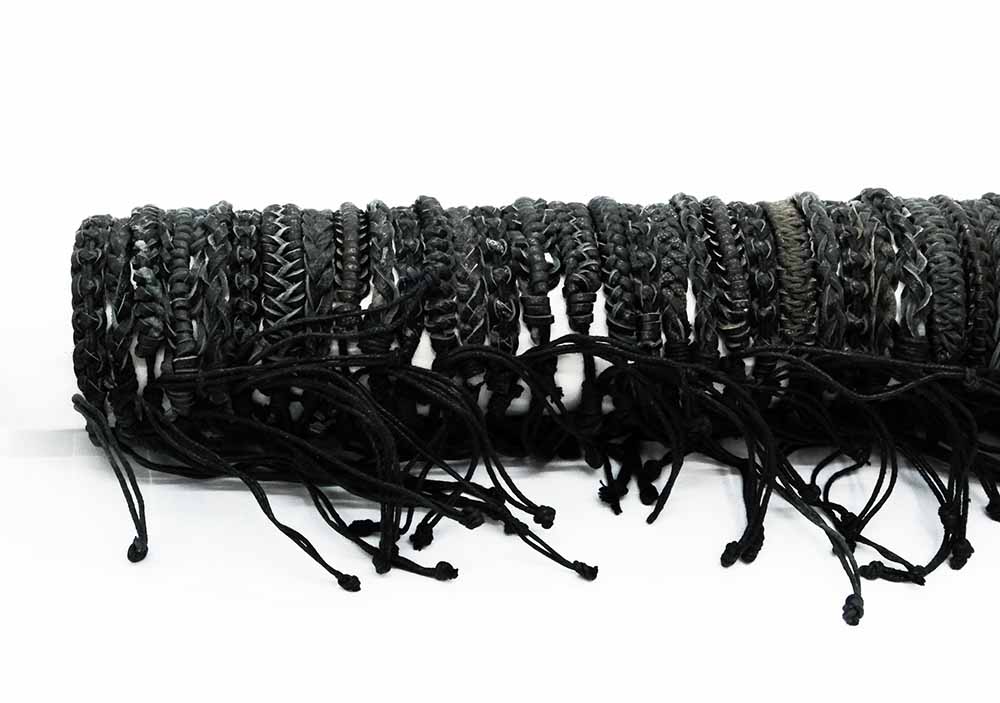 Bracelet Leather Black Small 50pcs