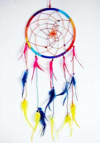 Dream Catcher Ribbon Rainbow 15.5cm