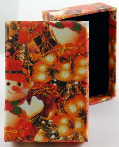 Display Box Christmas Snowman 5.5x8cm