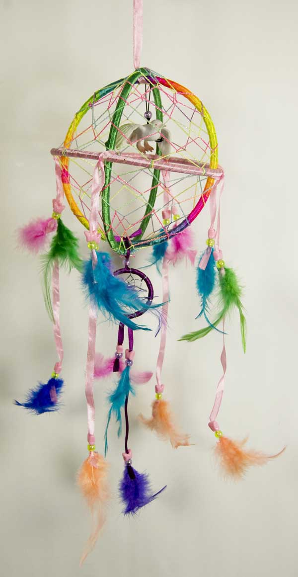 Bird Cage Pastel Rainbow Colour 6 Inch