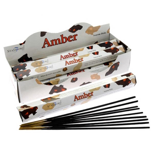 Incense Stick Stamford Premium Hexagonal Amber 6 Packs*MORE INFO