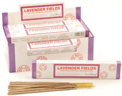 Incense Stick Stamford Masala Lavender Field 12x15 Sticks 22cm