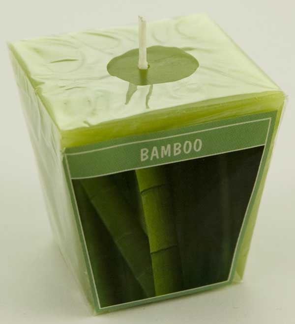 Candle Votive Conical Bamboo 5cm