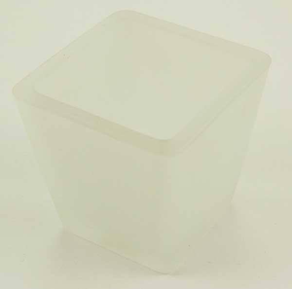 Votive Holder Glass Frosted 6.5x6.5cm