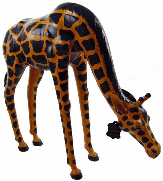 Giraffe Leather H25xl13xw4.5 Inch
