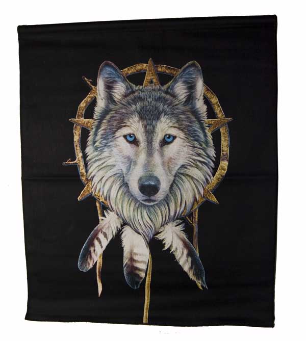 Wall Hanging Wolf Designed By Lisa Parker