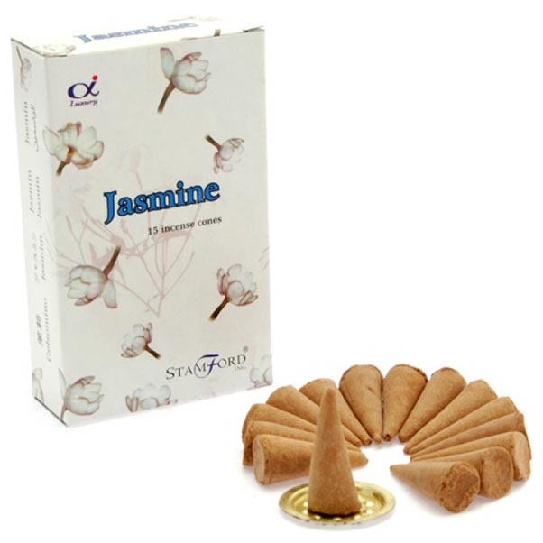 Incense Cones Stamford Jasmine 12 Packs Of 15pcs