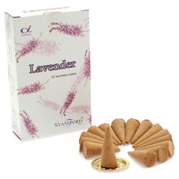 Incense Cones Stamford Lavender 12 Packs Of 15 Cones