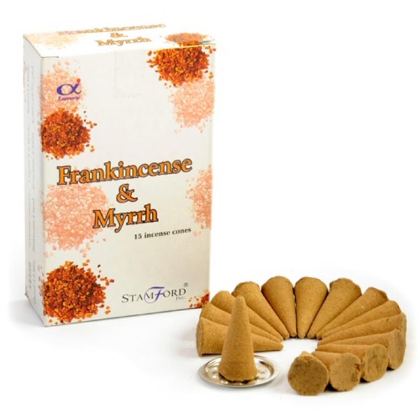 Incense Cones Stamford Frankincense  12 Packs Of 15pcs