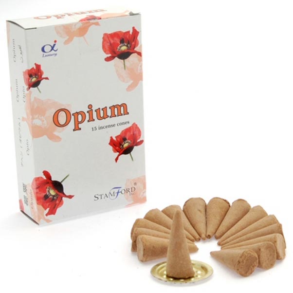 Incense Cones Stamford Opium 12 Packs Of 15pcs