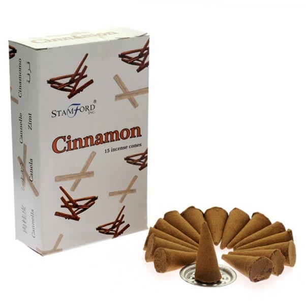 Incense Cones Stamford Cinnamon 12 Packs Of 15pcs