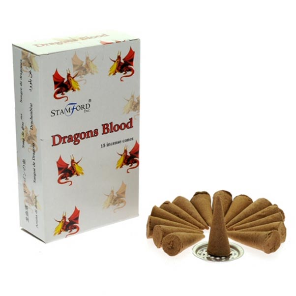 Incense Cones Stamford Dragons Blood 12 Packs Of 15pcs