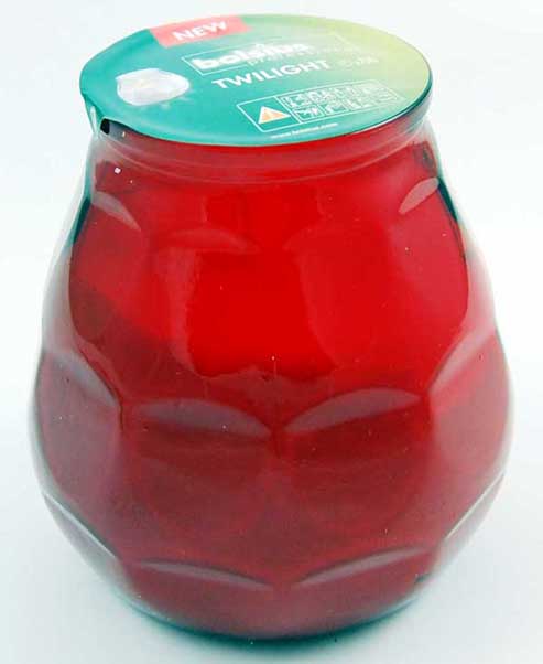 Candle Twilight Red