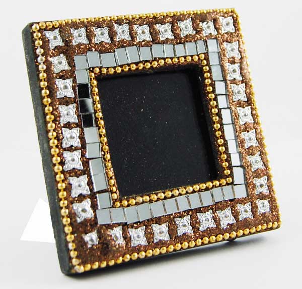 Frame Amber Mirrored 7.5X7.5cm