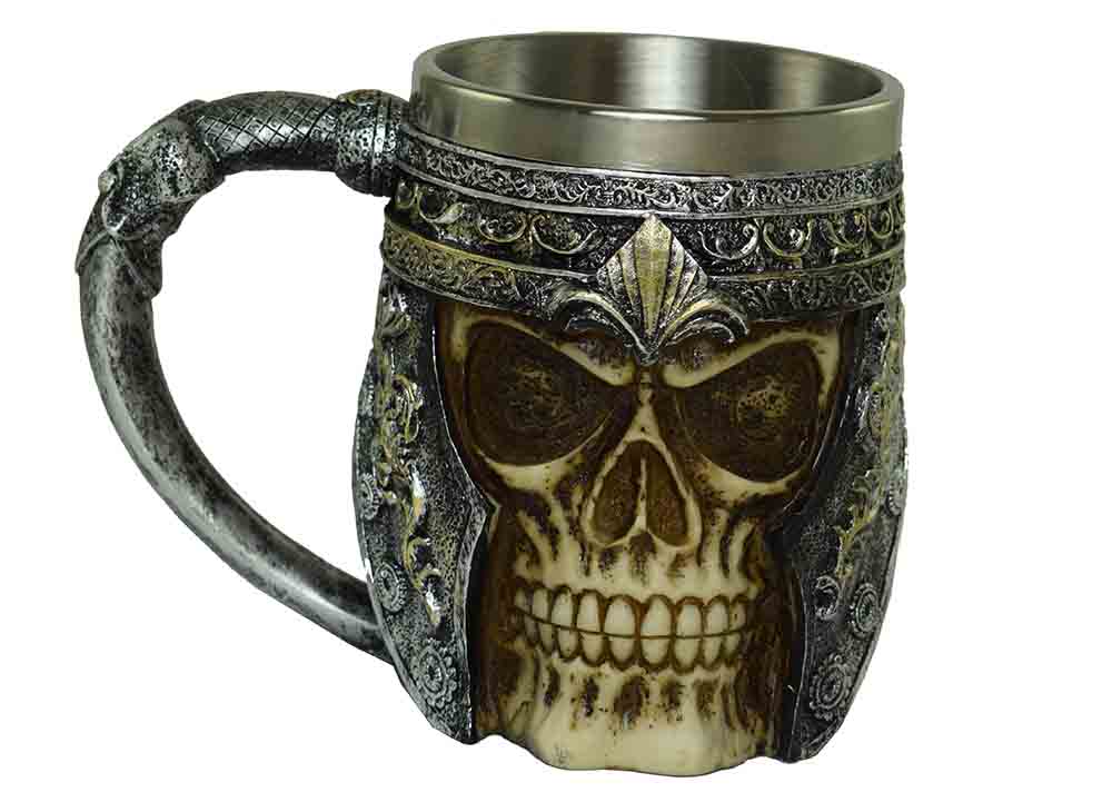 Tankard Skull Face With Armour