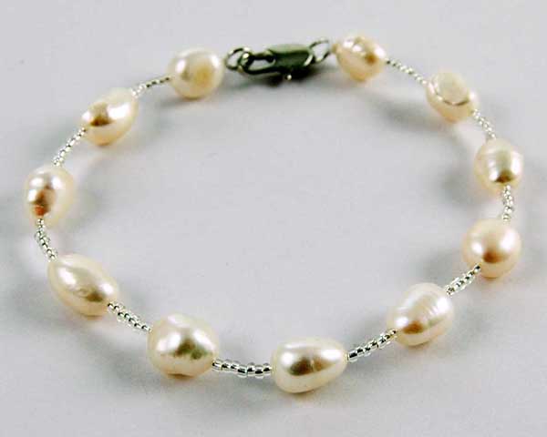 Bracelet Freshwater Pearl 9-11mm
