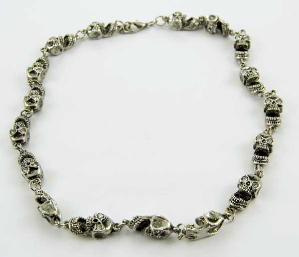 Necklace Skull Chain 20 Inch