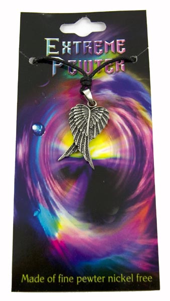 Pendant Pewter Angel Wings 4cm(H)