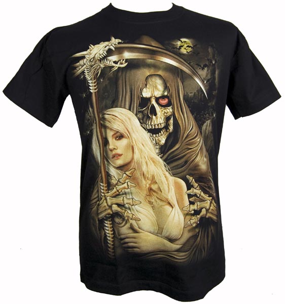 T-Shirt X Large Reaper Glow In Dark