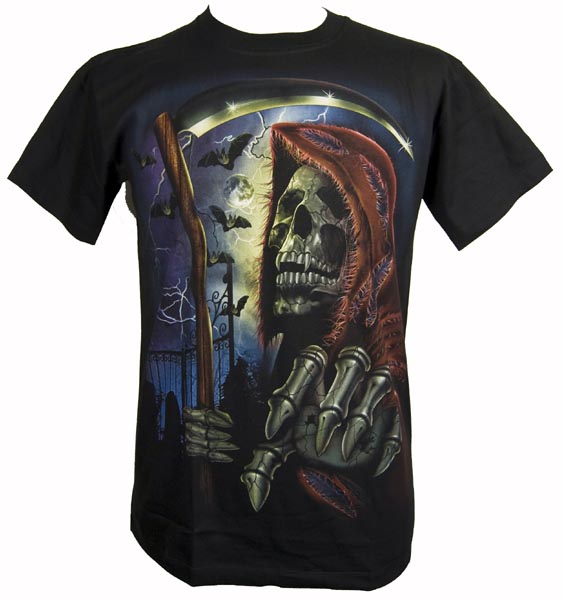 T-Shirt X Large Reaper Glow In Dark