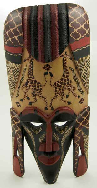 Mask African Wood H37cm