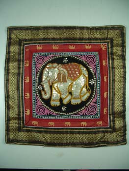 Cushion Cover Elephant Assorted Colours