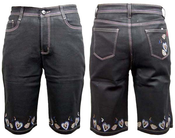 Jeans Denim Womens 3/4 Length Cut