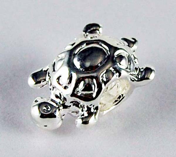 Cleopatra Silver Plated Charm Beads Stopper Sold In Packs Of Fiv