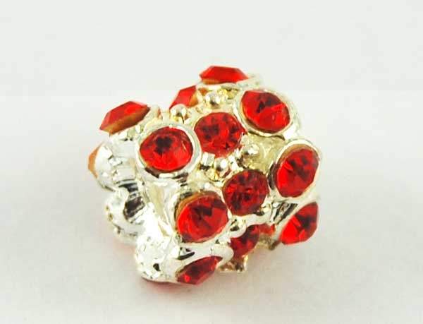 Cleopatra Silver Plated Charm Beads Stopper Sold In Packs Of 3