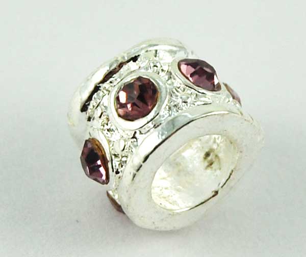 Cleopatra Silver Plated Charm Beads Sold In Packs Of 3