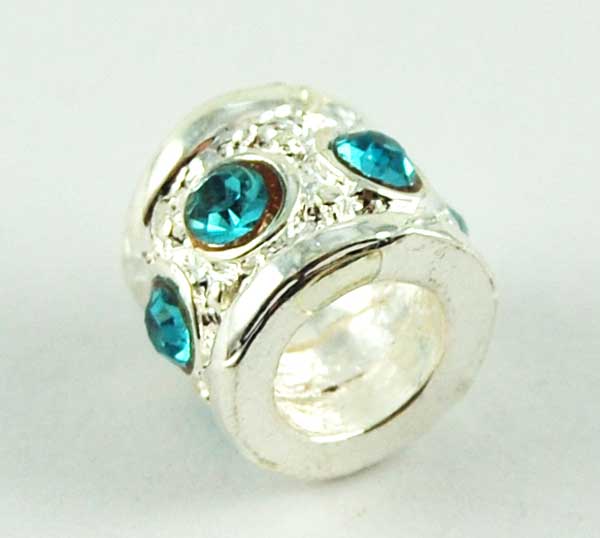 Cleopatra Silver Plated Charm Beads Sold In Packs Of 3