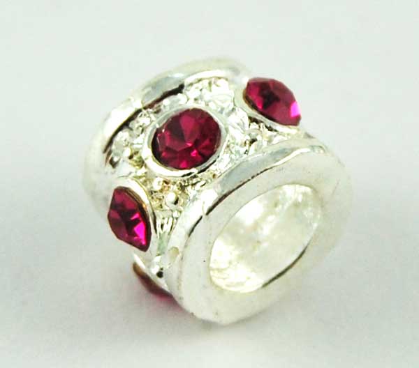 Cleopatra Silver Plated Charm Beads Sold In Packs Of 3