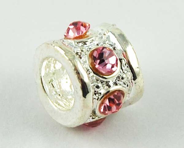 Cleopatra Silver Plated Charm Beads Sold In Packs Of 3