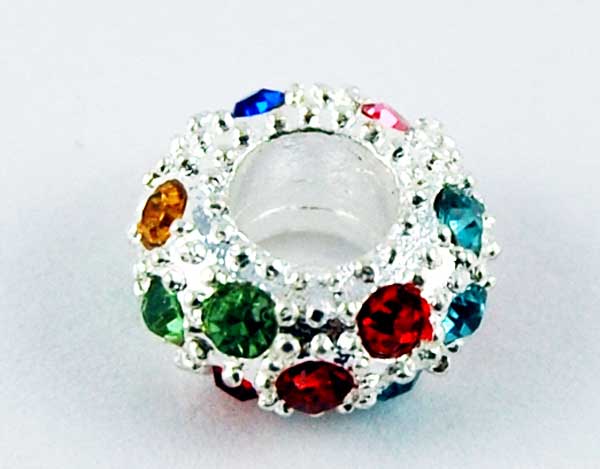 Cleopatra Silver Plated Charm Beads Sold In Packs Of 3