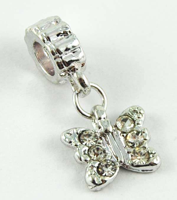 Cleopatra Silver Plated Charm Beads Sold In Packs Of 3