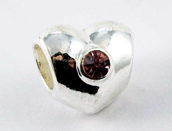 Cleopatra Silver Plated Charm Beads Sold In Packs Of 3