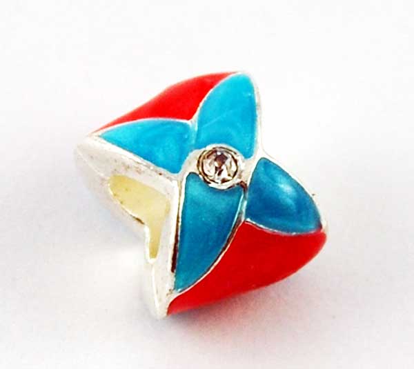 Cleopatra Silver Plated Charm Beads Sold In Packs Of 3