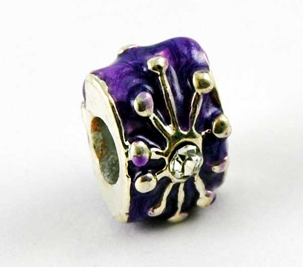 Cleopatra Silver Plated Charm Beads Sold In Packs Of 3