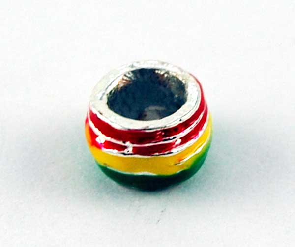 Cleopatra Silver Plated Charm Beads Sold In Packs Of 5