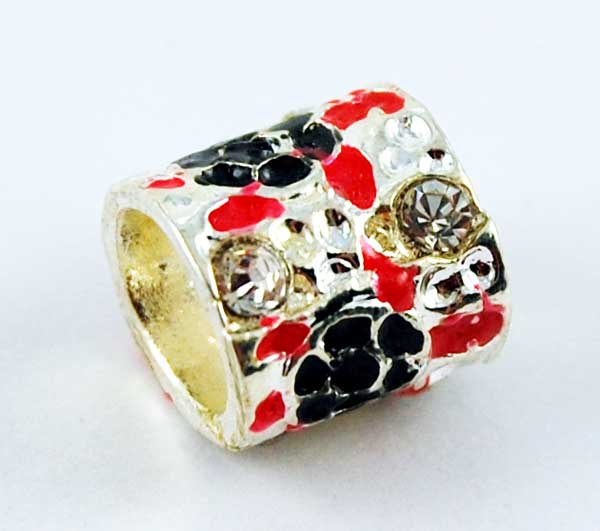 Cleopatra Silver Plated Charm Beads Sold In Packs Of 3