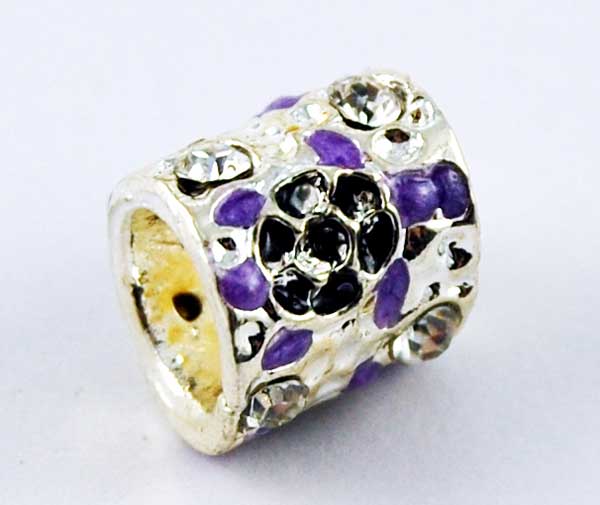 Cleopatra Silver Plated Charm Beads Sold In Packs Of 3