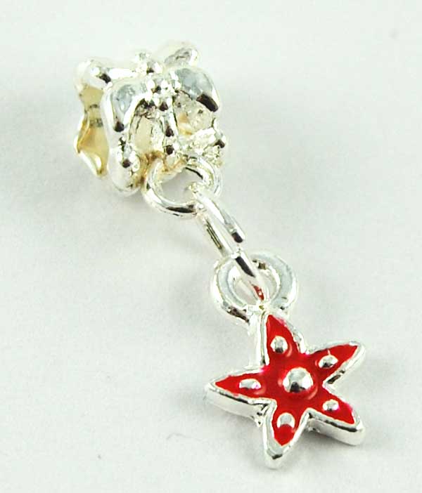 Cleopatra Silver Plated Charm Beads Sold In Packs Of 3