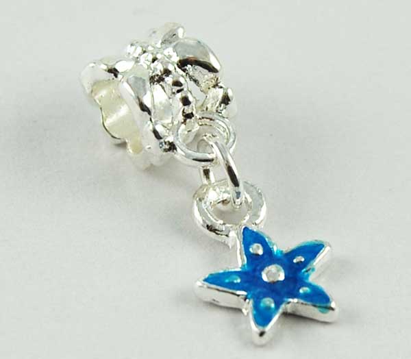 Cleopatra Silver Plated Charm Beads Sold In Packs Of 3
